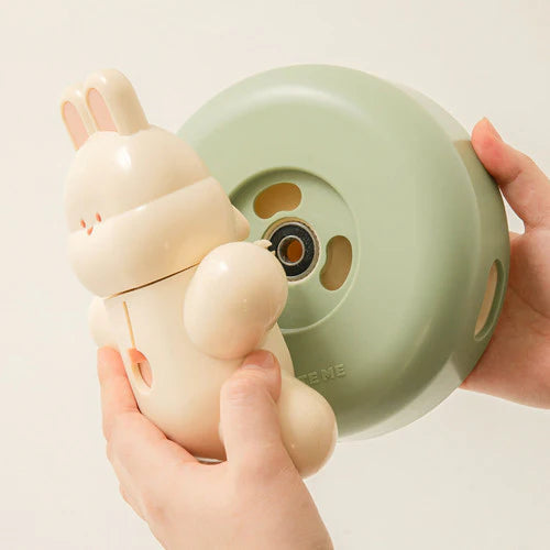 Bite Me Braining Spin and Snack Bunny Toy - kikiandpuppies
