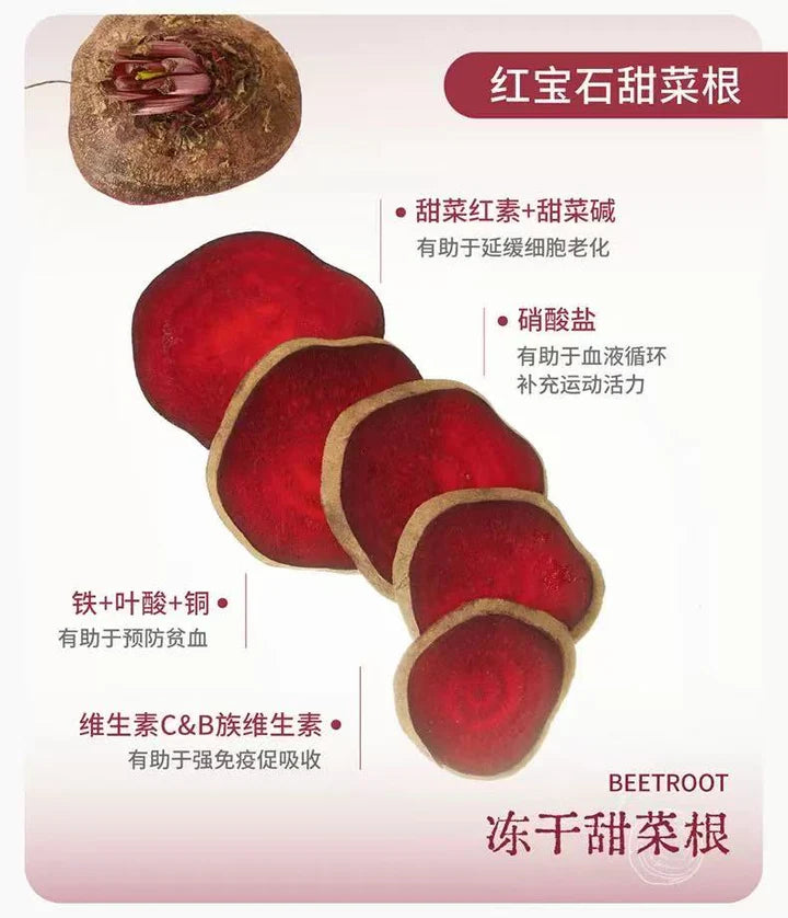 PET-EVER Freeze Dried Beetroot 50g