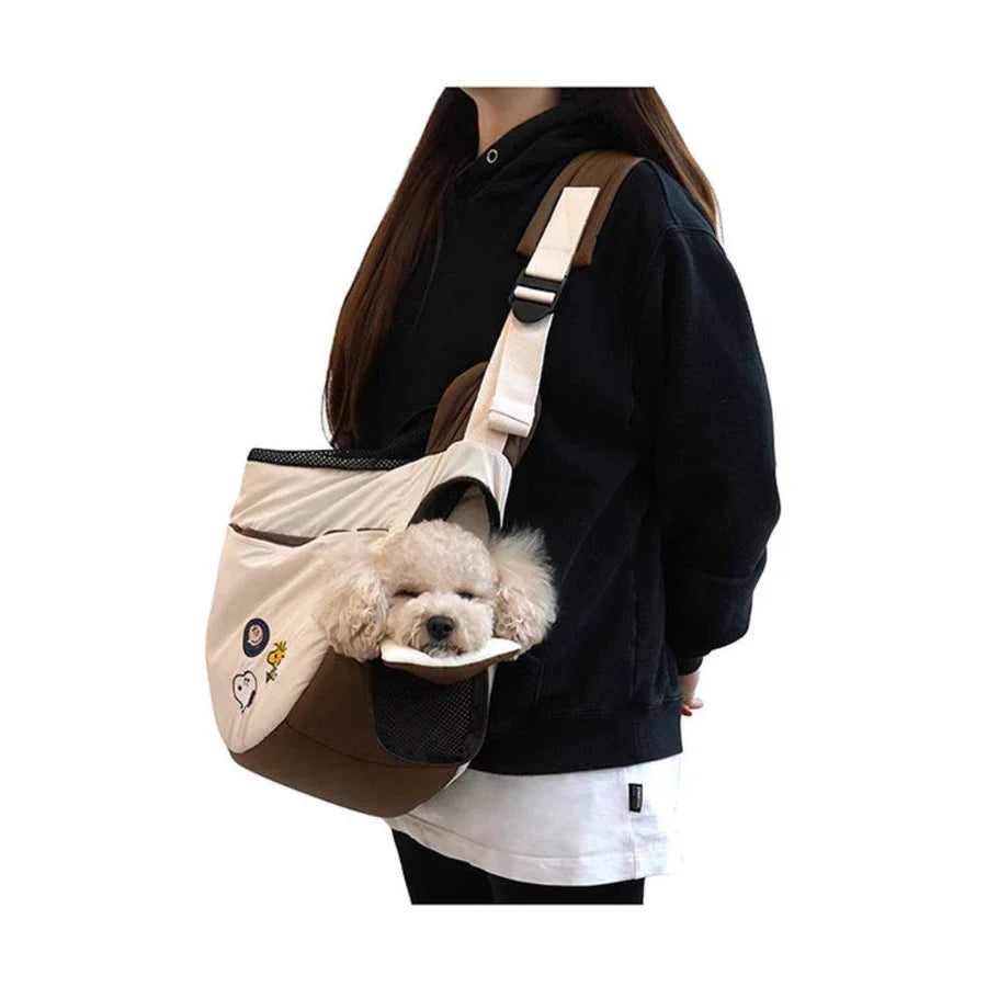 Snoopy Peanuts Sling Pet Cat Dog Bag Carrier