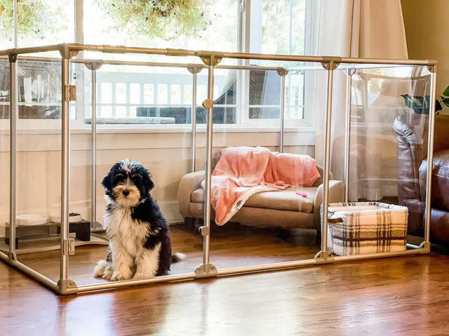 Lucidium Pet Playpen - kikiandpuppies