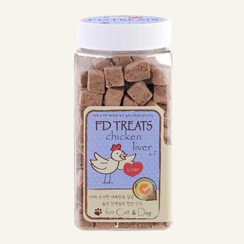 FD Freeze-Dried Treat Chicken Liver Cube 120g - kikiandpuppies