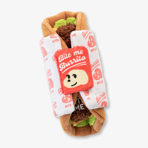 Burrito Nosework Toy (Squeaky/Crinkle) - kikiandpuppies