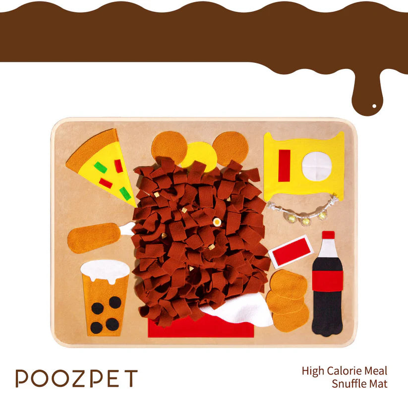 Poozpet Fast Food Snuffle Mat - kikiandpuppies