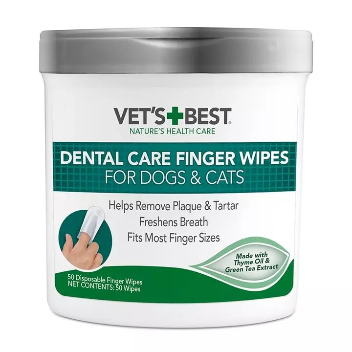 Vet's Best Dental Finger Pads for Dogs & Cats - kikiandpuppies